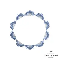 在飛比找momo購物網優惠-【Georg Jensen 喬治傑生】DAISY 項鍊 藍色