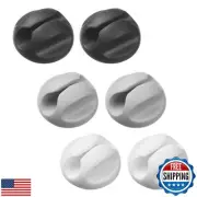 D-Line Cable Tidy Clips - Self-Adhesive - Multipurpose Cord Holder - Cable Ti