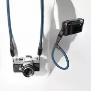Deep Blue Camera Strap Combo Neck & Wrist Strap w/ Peak Design Anchors