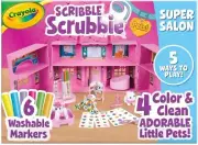 Crayola Scribble Scrubbie Pets Super Salon Washable Sticker Sheets Pearlescent