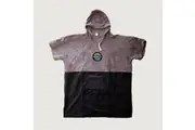 Moana Road: Towel Hoodie - Black/Grey (Kids)