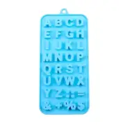 Silicone Ice Cube Mold Tray / Bakeware - New - Alphabet