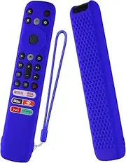 Silicone Cover for TCL RC902V FMR1 Voice Remote, TCL LED Smart TV 65X925 75X925 Remote Control Case Cover with Lanyard (Blue)