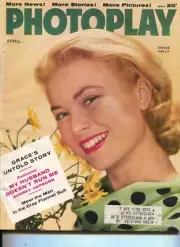 MAG: Photoplay-Grace Kelly-Audrey Hepburn-Alec Guiness-Kirk Douglas-April-1956