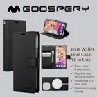 Goospery Flip Wallet Case for iPhone 16 15 14 13 12 11 Pro Max XR XS Max