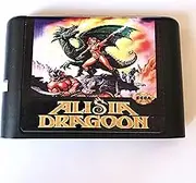 Royal Retro Alisia Dragoon For Sega Genesis Mega Drive 16 Bit Game Cartridge For PAL And NTSC (Black)