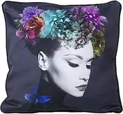 COJÍN TERCIOPELO 45X45CM Pretty Girl Venecia C/CREMALLERA 45X45CM 100% POLISTER