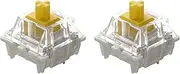 Gateron G Yellow Pro Switches 3 Pin Prelubricated RGB Yellow Red Brown Compatible MX Mechanical Keyboard (72pcs)
