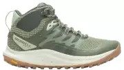 NEW Women's Merrell Antora 3 Mid Waterproof Trail Running Boots, Lichen