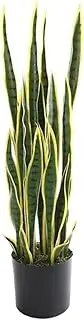 Artificial Trees Tropical Sansevieria Plant Artificial Tree Living Room Office Potted Decoration Simulation Tree Nordic Style Fake Tree Fake Tree (Size : 95cm)