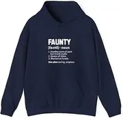 [X.Style] Faunty Aunt Auntie Definition ds009 Hoodie Navy S