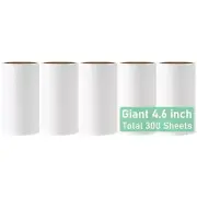 4.6 inch Lint Roller Refills Only for Evercare Giant Lint Rollers for Pet Hai...