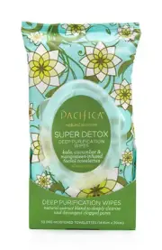 PACIFICA - Super Detox Deep Purification Wipes (30 per-moistened towelettes)