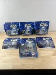 Star Wars Episode 1 Micro Machines Build Your Own Pod Racer & Pod Racer PACKS X5