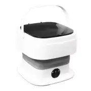 Foldable Washing Machine 10L Capacity Portable Mini Washer For Baby Clothes U HG