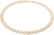 HAKIDZEL Wooden Bead Garland Diy Wreath Kit Metal Hoop Boho Style Dreamcatcher Theme Versatile Garden Decor