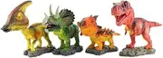 FOYTOKI Dinosaur Shake Head Model Parasaurolophus Decor for Home Car Office Cute Animal Figurine for Learning Collectors Unique Craft with Delicate Surface Treatment