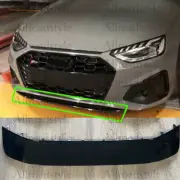 For Audi A4 2020 2021 2023 Front Bumper Lip Lower Painted Black (for: Audi)