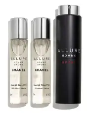 [CHANEL] ALLURE HOMME SPORT Twist and Spray Refillable Bottle – Eau de Toilette