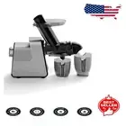 Premium Masticating Juicer - Quiet 200W Motor, Durable Stainless Steel Build