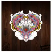 Unicorn Rainbow Heart - Vinyl Decal Sticker - Car Window Laptop - ebn7960