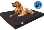 Waterproof XL Large Orthopedic MEMORY FOAM Pet Dog Bed 47"X29"X4" 48"X30" Crate