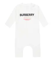 [Burberry Kids] Burberry Kids Baby Logo cotton onesie M 12 white