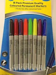 Permanent Markers COLOURS BULK QTY 80 SUPER TEXTAS Pen Bulk Texta Fine Point HYT