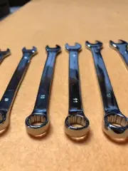 11 Pc Combination Spanner Wrench metric Chrome Vanadium Polish