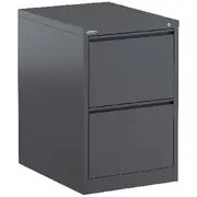 Mercury 2 Drawer Vertical Filing Cabinet Graphite Ripple