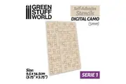Green Stuff World: Self-Adhesive Stencils - Digital Camo