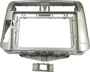 TRYOBE Stereo Panel Frame,Fit For TOYOTA Land Cruiser Prado 2009-2013 2 Din 9 INCH Radio Dash Mounting Surround Trim Bezel Kit Stereo control panel