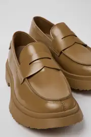 Walden Brown Leather Loafer for Women