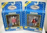 #854 NIB Vintage Justoys Cubbies Polar Bear Mama & Papa