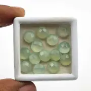 Natural Aqua Chalcedony Round Briolette Cut Loose Gemstone Lot 8 MM 23 CT 14 Pcs