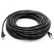 [PL6A-40BLK] 8ware 40m Black Premium Snagless CAT6A Ethernet Cable, Speed up to 10Gbps