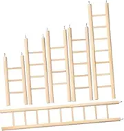 Sosoport Bird Parrot Cage Ladder Perch 6 Pack Bird Climbing Ladder for Parrots Toy