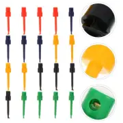20 Pcs Test Clip Multimeter Tester Hook Mini Grabber Clips Probe