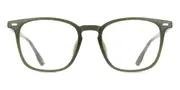 Square Full Rim Plastic Men's Glasses Green, Size 51 - Lenses Included - Private Health Rebate - Blue Light Block Available - Arise Collective