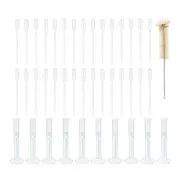 41in1 Set Measuring Cylinder,for DIY, Science Lab, (Clear White, 10ml)