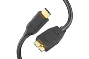 Premium USB Type-C to Micro USB 3.0 Adapter Cable USB-C Cord For USB3.0 External Portable Hard Drive HDD Superspeed