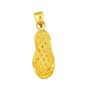14K Gold 18MM Flip Flop Charm