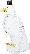 VINTORKY Elegant Pigeon Bottle for Whiskey 350ml Liquor Decanter Glass Liquor Bottle Wine Decorative