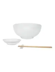 [Maxwell & Williams] White Basics Noodle Bowl Set 8 Pieces Gift Boxed in White