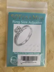Fera Mox, Adjustable Ring Size Adjuster with Polishing Cloth, 8pcs