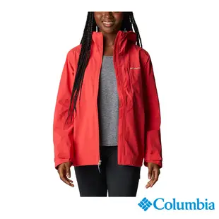 Columbia哥倫比亞 女款-Omni-Tech 防水外套-紅色 UWR03790RD / S22