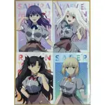 （日版 中古）聯名資料夾一套 FATE/STAY NIGHT [HEAVEN'S FEEL] X BIG BOY餐廳