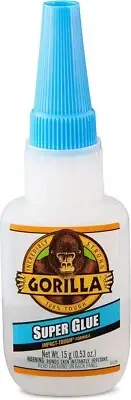 Gorilla 15 g (0.53 oz) Clear High Strength Impact-Tough "10 Seconds" Super Glue