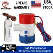 1100GPH Automatic Submersible Marine Boat Bilge Water Pump 12V with Float Switch