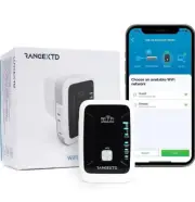 RANGEXTD WiFi Extender with Ethernet Port - Wi-F Signal Booster for Home